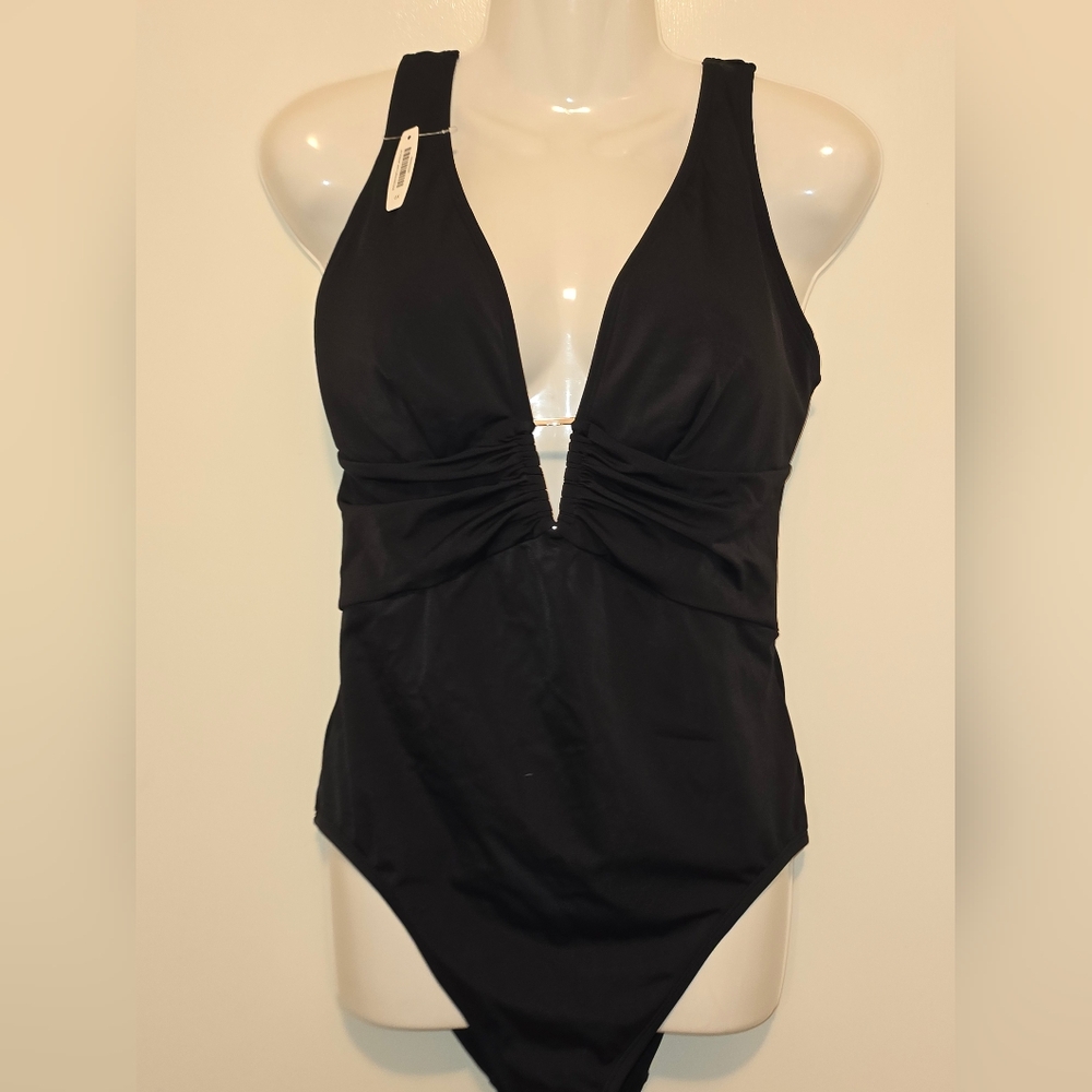 Adore Me V-Neck One Piece Swimsuit  0X